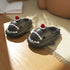 Sharkicks Basic - Winter Santa Heel-open Shark Slippers